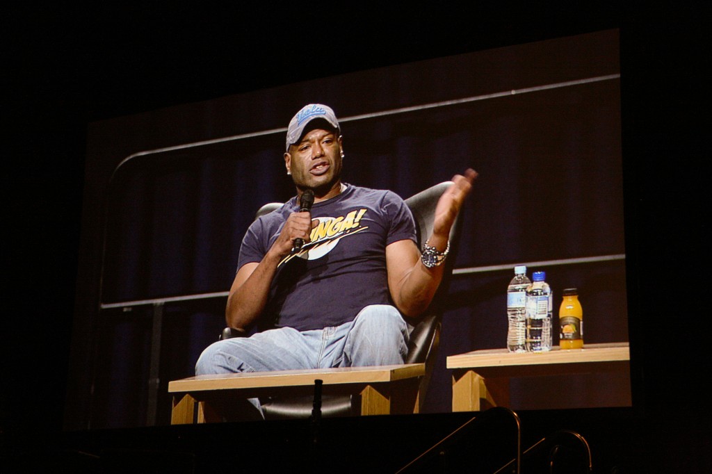 Oz Comic Con Brisbane 2014 - Chris Judge on big screen