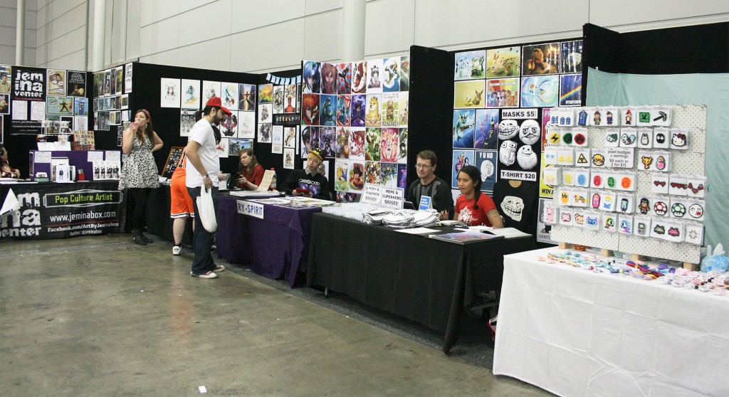 Oz Comic Con Brisbane 2014  - Artist alley