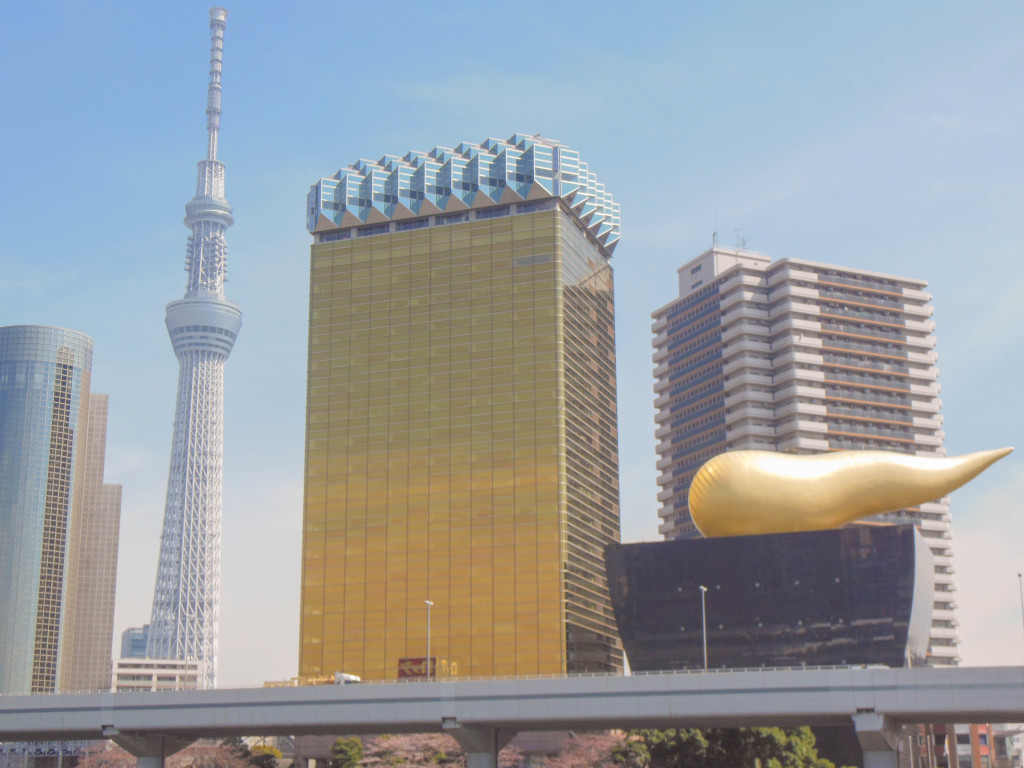Japan Trip 2015 - Skytree and Asahi Beer Hall, Asakusa