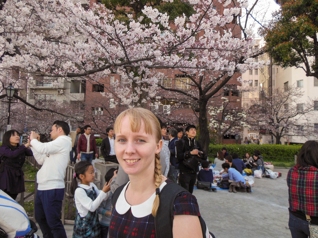 Japan Trip 2015 - Sakura / Cherry Blossoms in Sumida Park, Asakura