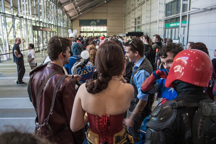 Oz Comic Con Brisbane 2015 - Waiting in Line