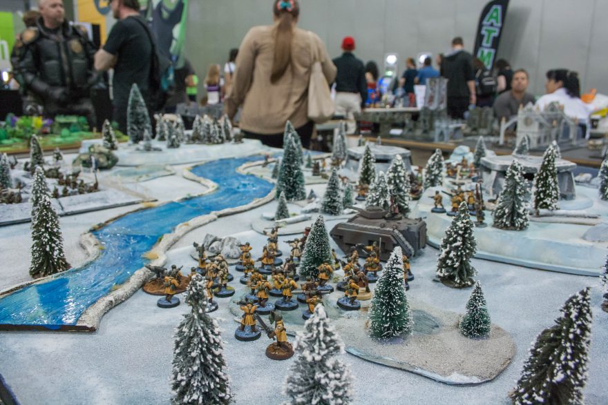 Oz Comic Con Brisbane 2015 - Warhammer table