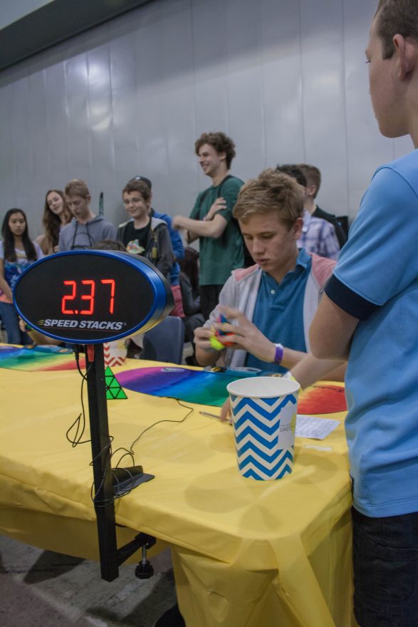 Oz Comic Con Brisbane 2015 - Rubik's Cube competition