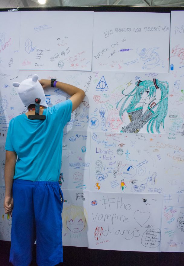 Oz Comic Con Brisbane 2015 - Wall to draw on