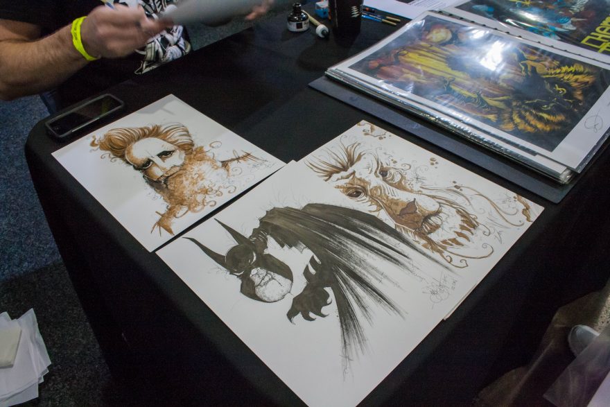 Oz Comic Con Brisbane 2015 - Illustrations by Sean Dietrich