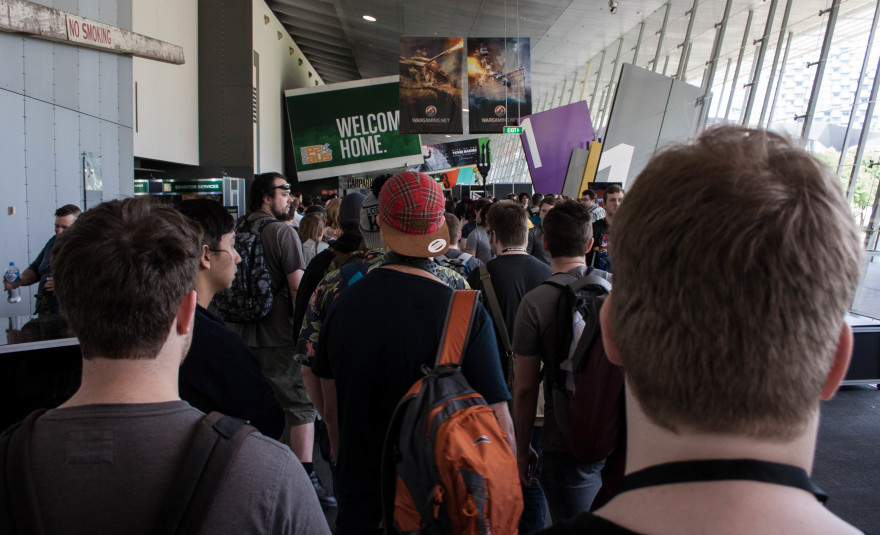 Pax Aus 2015 - Line to get in
