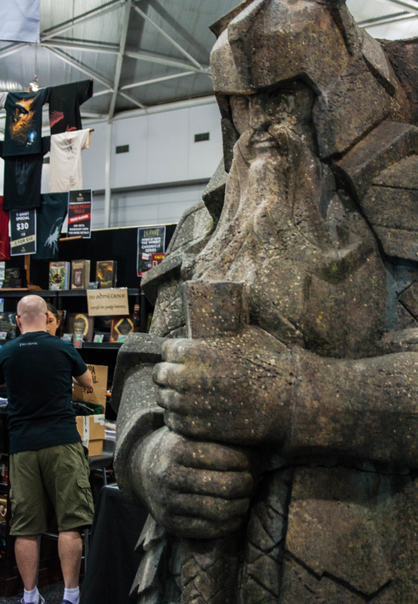 Supanova Brisbane 2015 - Weta digital dwarf statue