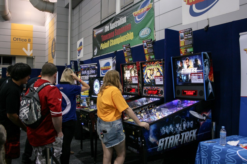 Brisbane Supanova 2014 - TImezone pinball machines