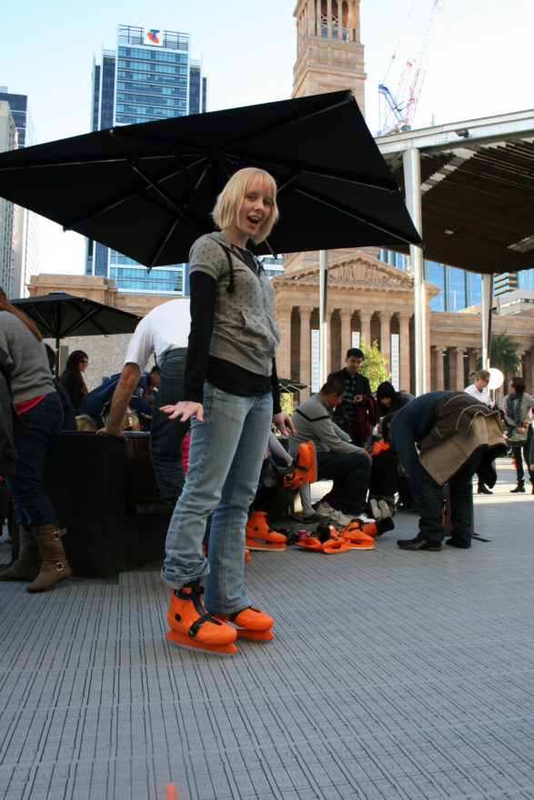 In my skates, ready to go