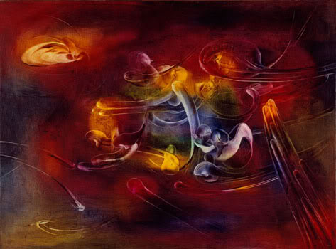 Judit Reigl - Flambeau de noces chimiques, 1954