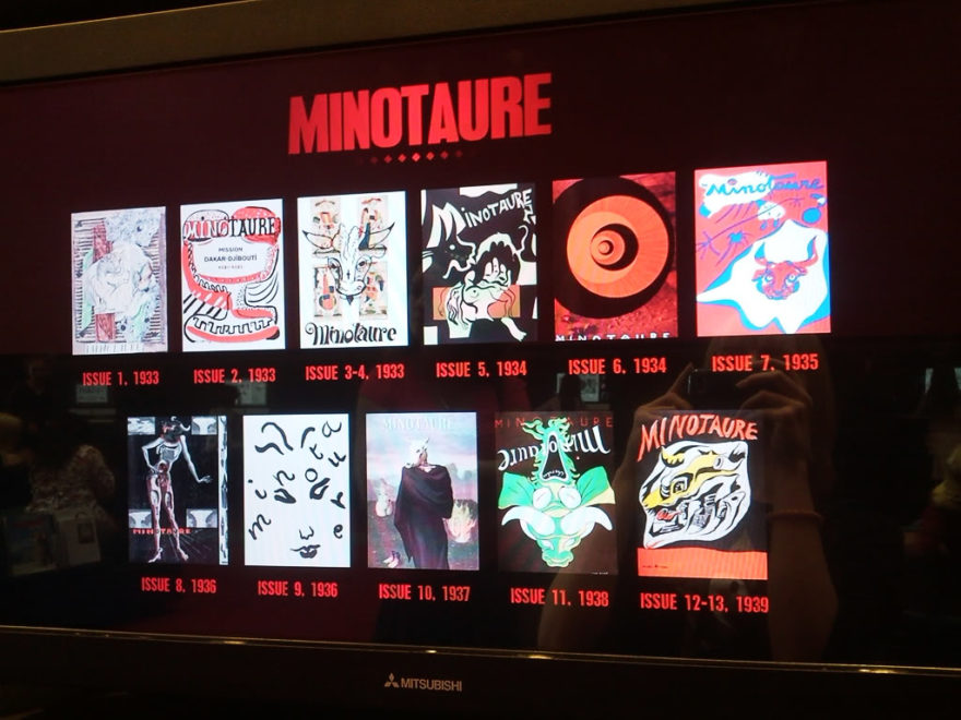 Surrealism Interactive Screen with Mintaure Magazines