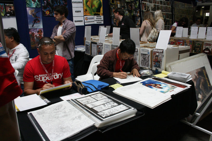 Supanova Brisbane: November 2011 - Artists Drawing