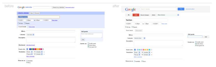 Google Calendar - edit event