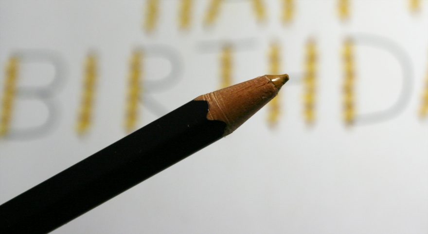 Dad's Birthday Card - Sharpened Pencil
