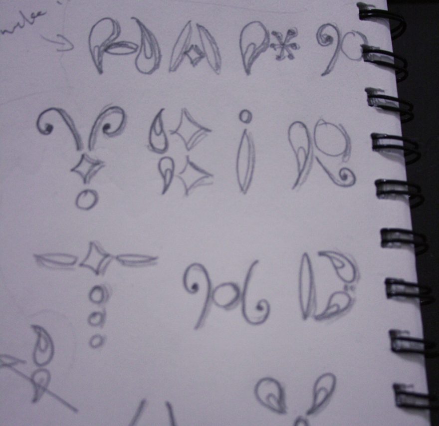 Birthday Webpage - Original Sketches