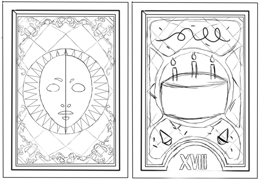 Persona Birthday Card - Tracings in Photoshop