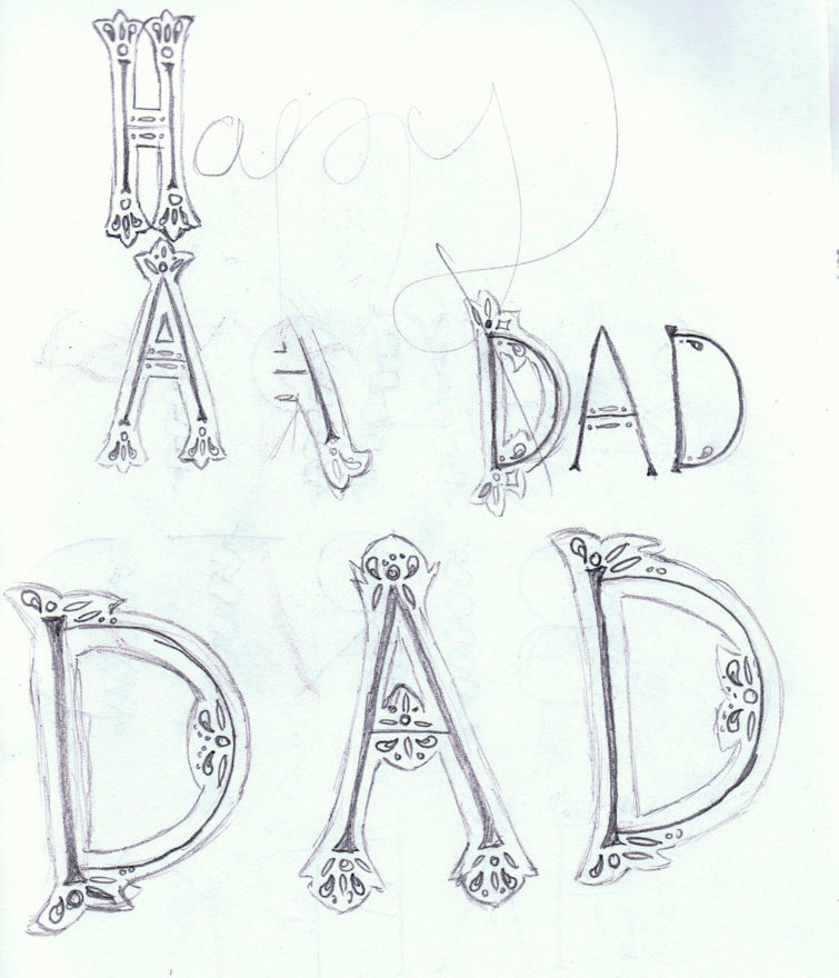 Sketchbook - second page of ideas