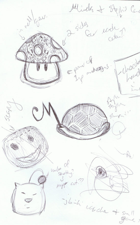 Sketchbook - game character card