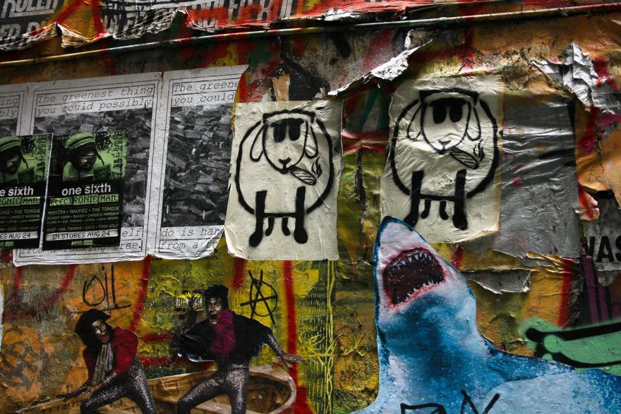 Melbourne September 2012 - Graffiti near Centre Place
