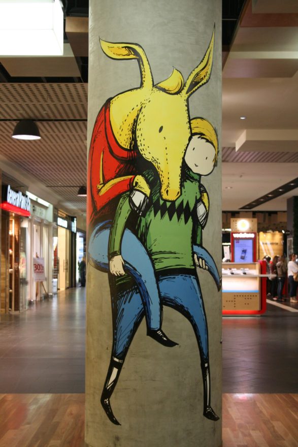 Melbourne September 2012 - Melbourne Central Painting