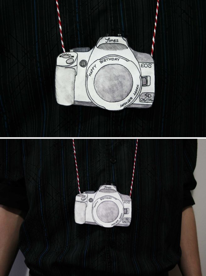 Camera Birthday Card - Final Card