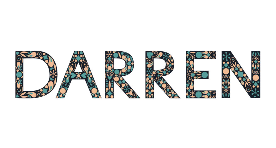 Darren Birthday Message - Final colour choice