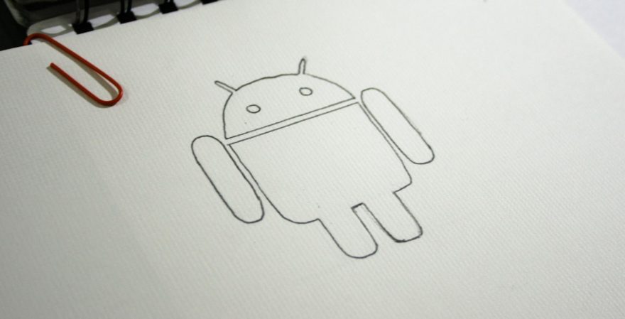 December birthday card - android pull tab birthday card original drawing