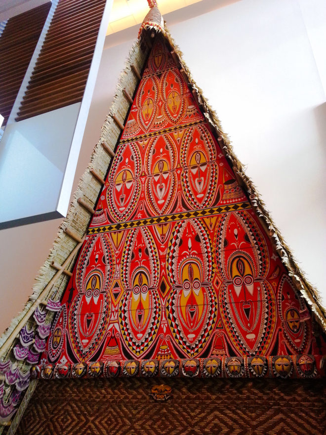 The 7th Asia Pacific Triennial of Contemporary Art (APT7) - Korumbo (Spirit House) by the Brikiti Cultural group / Abelam people.
