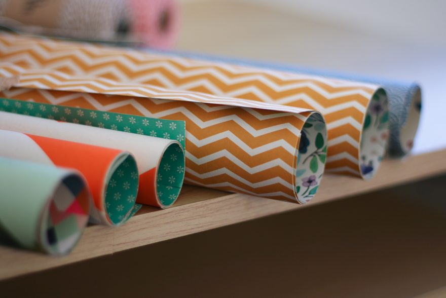 Why I love Bespoke Letterpress gift wrap so much - it's double sided :D