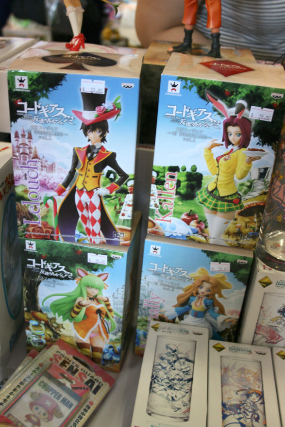 Supanova Brisbane 2013 - Code Geass figurines