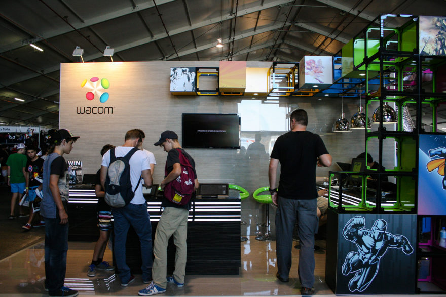 Supanova Brisbane 2013 - Wacom booth