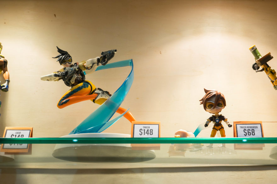 Supanova - Brisbane 2017 - Tracer from Overwatch figures