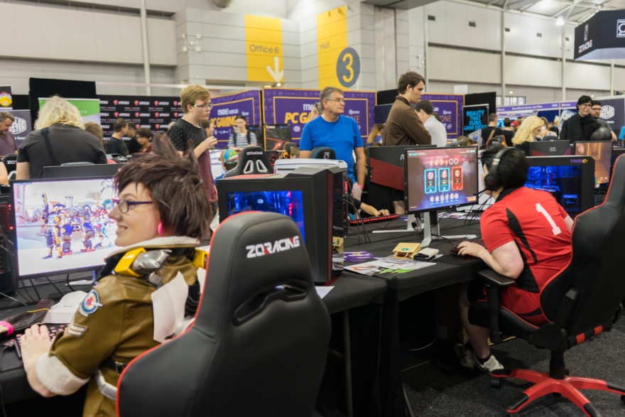 Supanova - Brisbane 2017 - Overwatch gaming area
