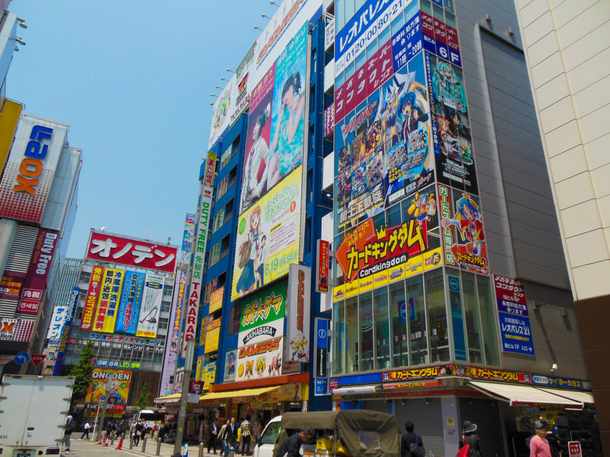 Japan Trip 2013 - Buildings in Akihabara just outside the train station exit