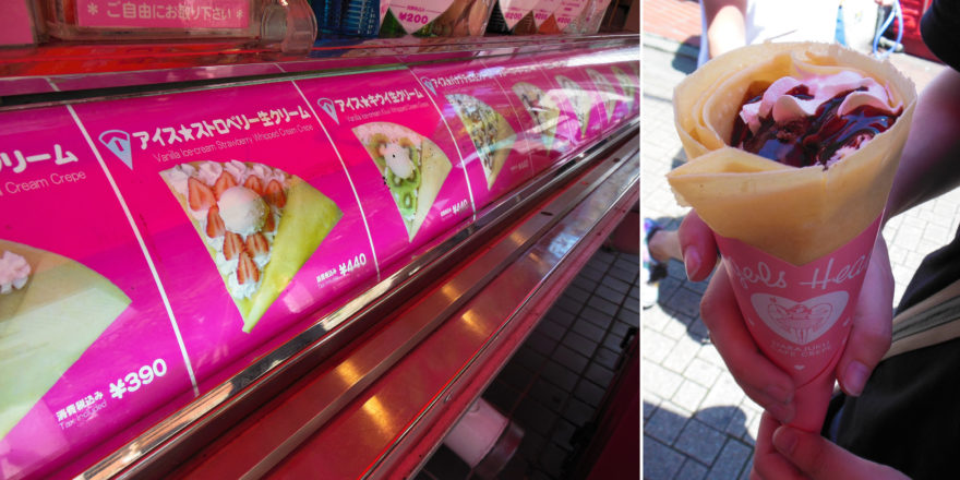 Japan Trip 2013 - Angel Crepes in Harajuku along Takeshita Street