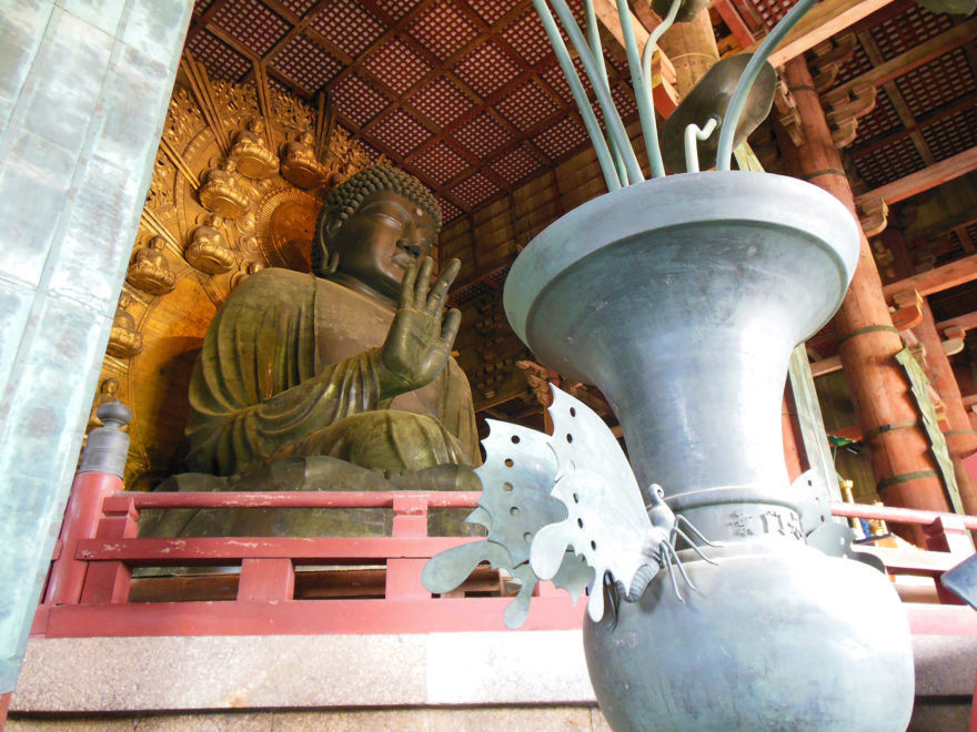 Japan Trip 2013 - Buddha inside Todaiji Temple in Nara