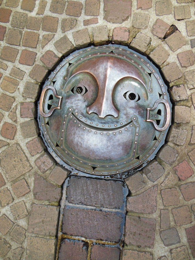 Japan Trip 2013 - Drain Cover at the Ghibli Museum in Mitaka