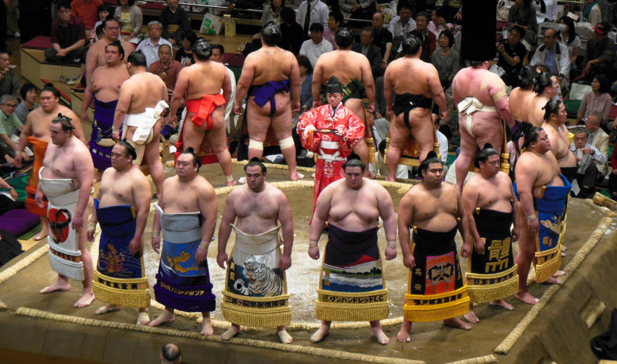 Japan Trip 2013 - At the May Sumo Tournament 2013 in Ryogoku