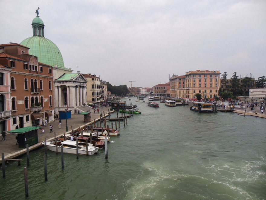 Venice - walking over a canal
