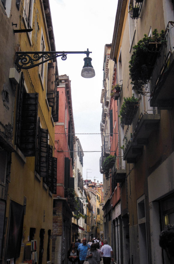 Venice - walking down the city streets