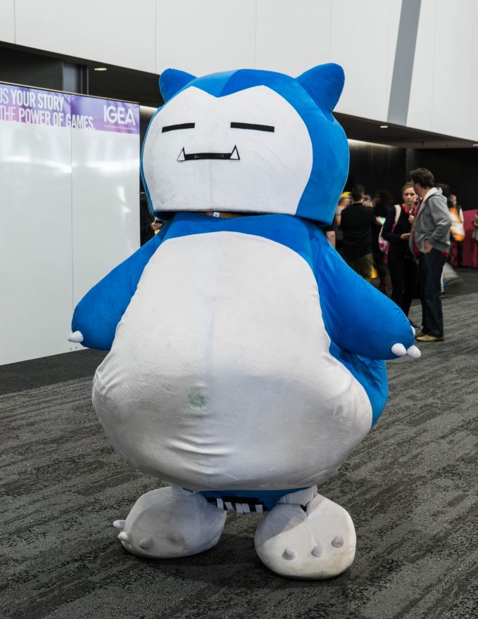PAX Aus 2018 - Snorlax cosplay