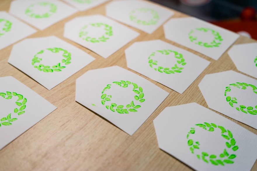 WIP christmas gift tags