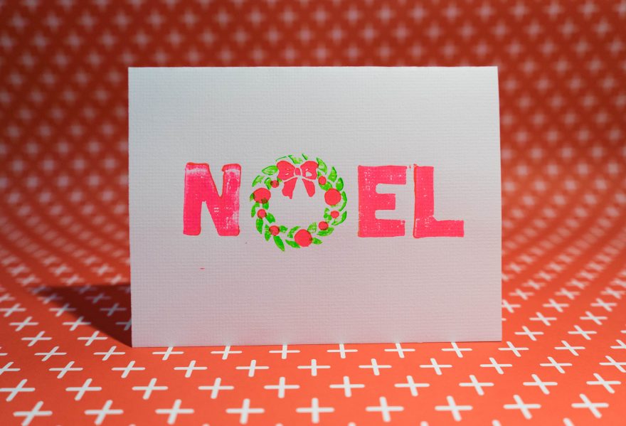 Final printed card