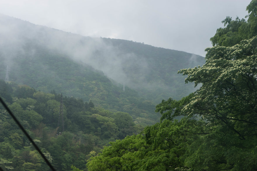 View from the Hakone Tozan Railway - Hakone, Japan