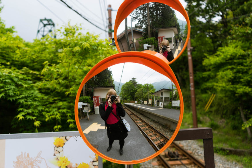 Waiting for the cable car - Hakone, Japan