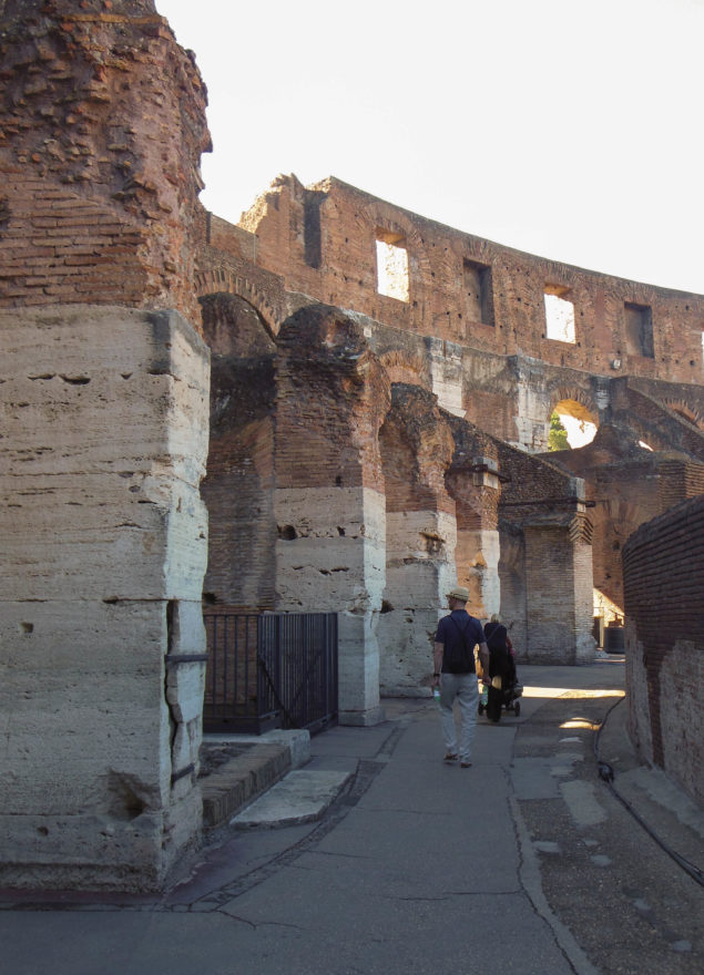 Rome - inside the Colosseum