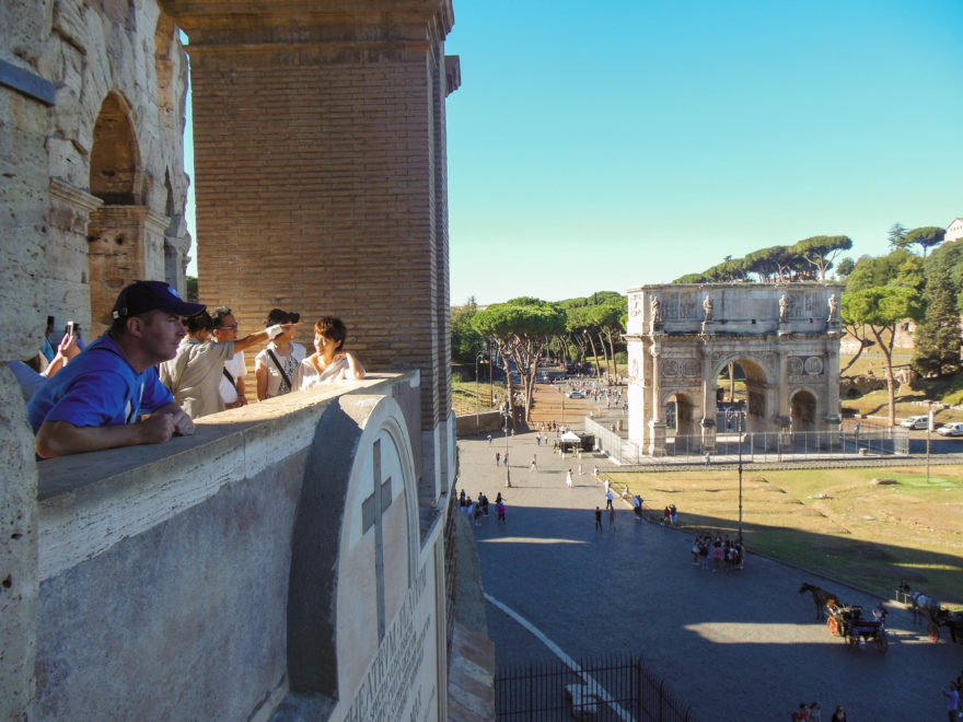 Rome - looking out from the Colosseum