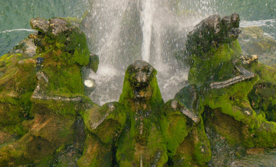 Italy - Tivoli fountains and gardens in Villa d'Este