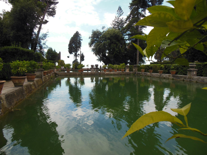Italy - Tivoli fountains and gardens in Villa d'Este
