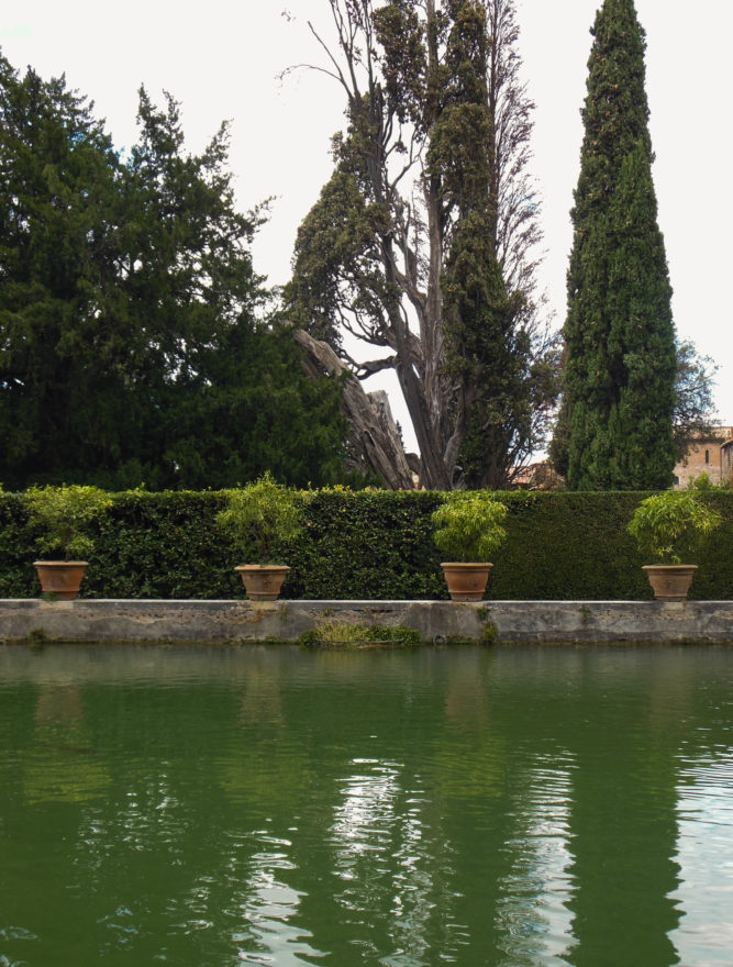 Italy - Tivoli fountains and gardens in Villa d'Este